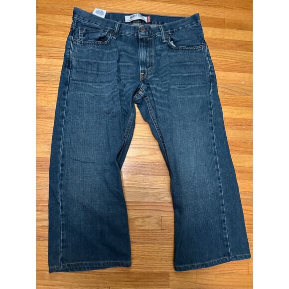 Levi’s 527 Bootcut Jeans Men’s W33 L34 Distressed Rear Patch Vintage Y2K - Picture 1 of 7